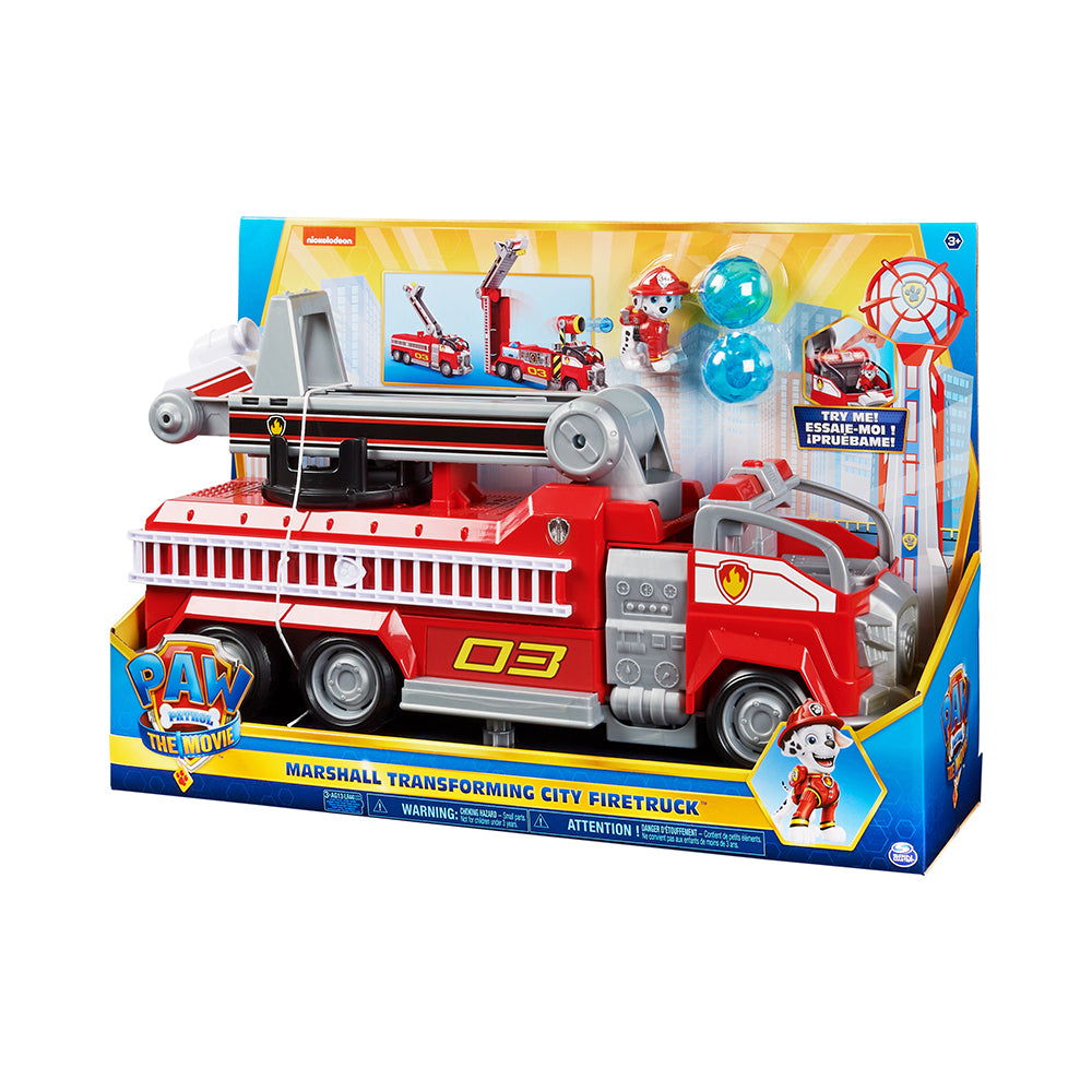 Paw patrol transforming sales fire truck