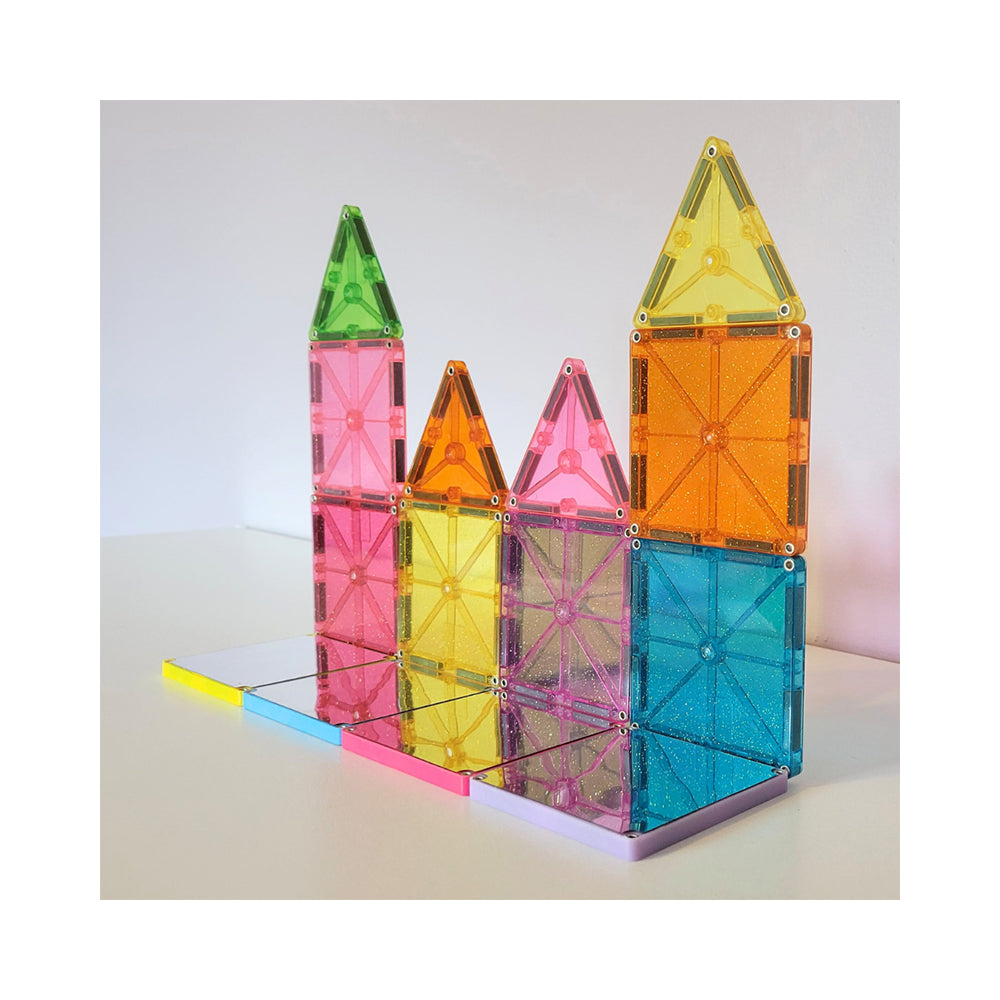 MAGNA-TILES Stardust 15-Piece Magnetic Construction Set, The ORIGINAL Magnetic Building Brand