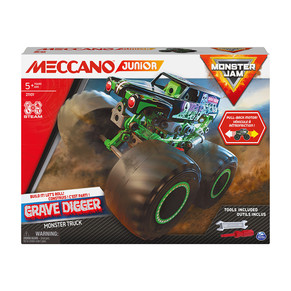 Meccano Junior Monster Jam Truck Building Kit | Mastermind Toys