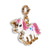 CHARM IT! Gold Glitter Unicorn Charm