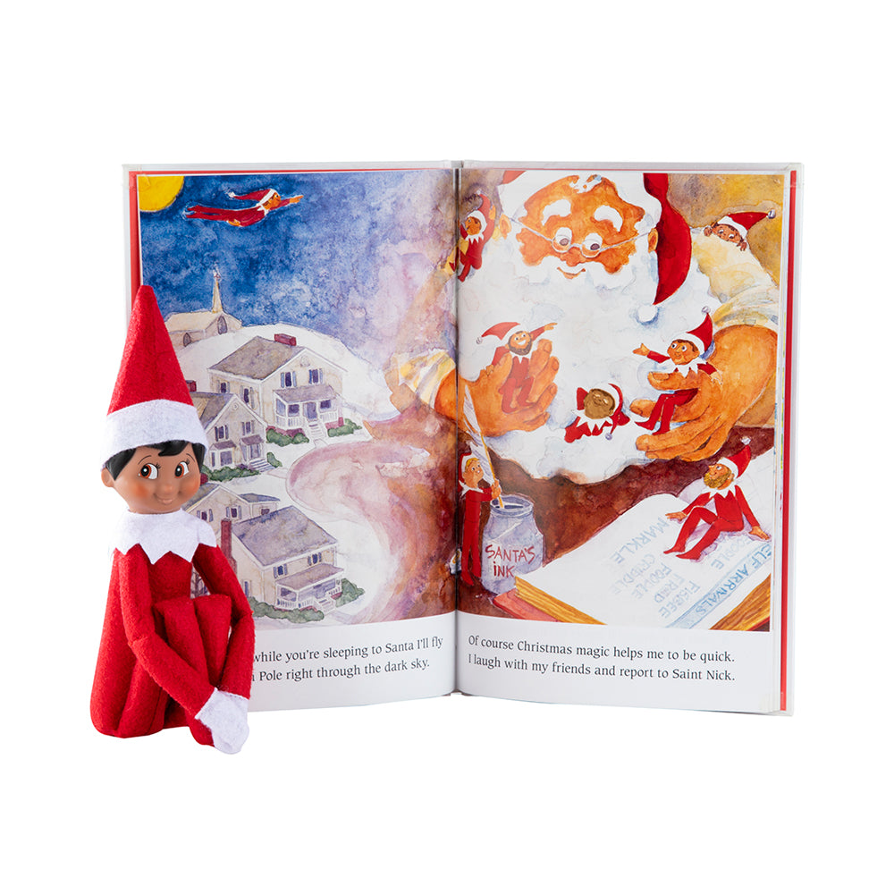 The Elf On The Shelf A Christmas Tradition Book and Doll - Deep Tone Boy