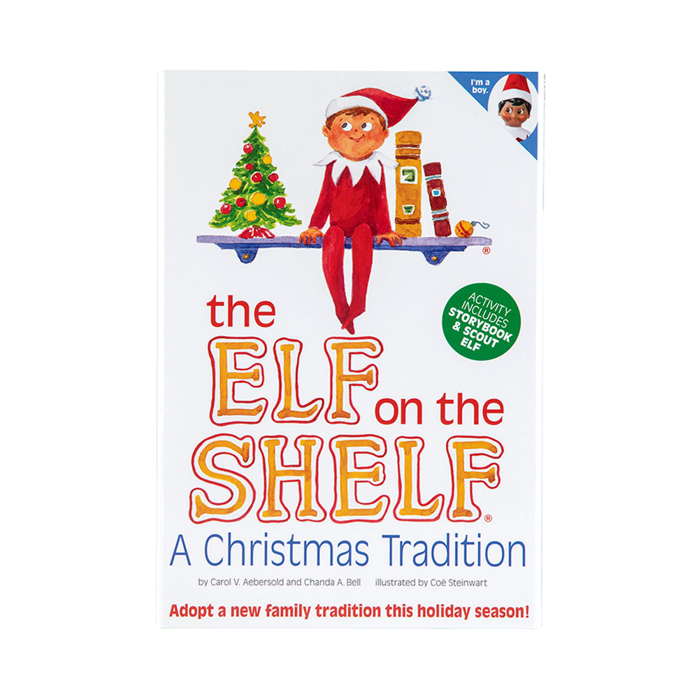 The Elf On The Shelf A Christmas Tradition Book and Doll - Deep Tone Boy