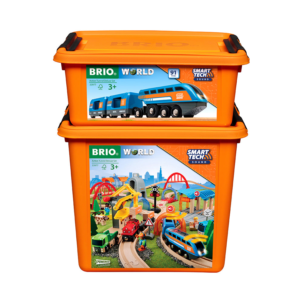 BRIO Smart Tech Sound Action Tunnel Deluxe Set