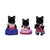 Calico Critters Midnight Cat Family