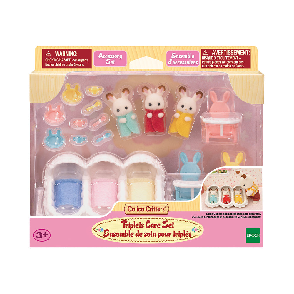 Calico Critters Triplets Care Set