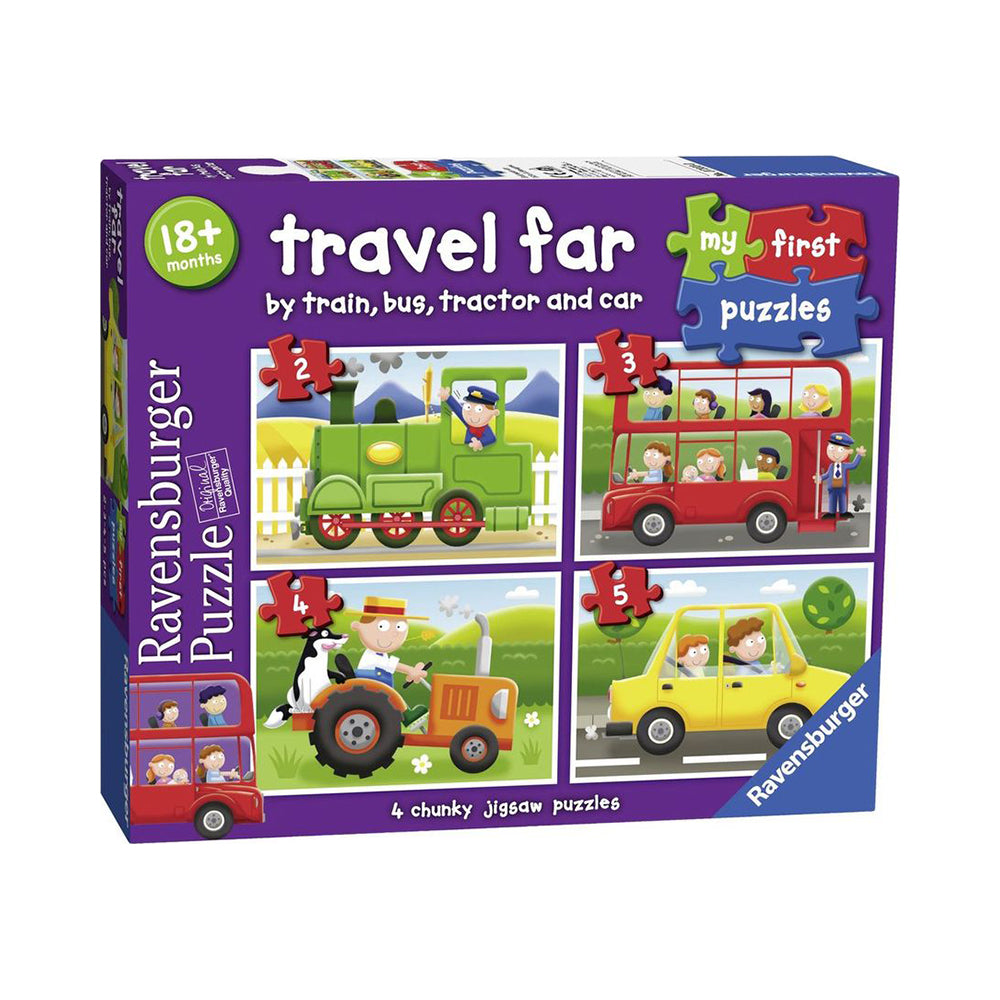 Ravensburger My First Puzzles Travel Far 2-5pc Puzzles