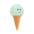 Jellycat Mint Ice Cream Cone Plush