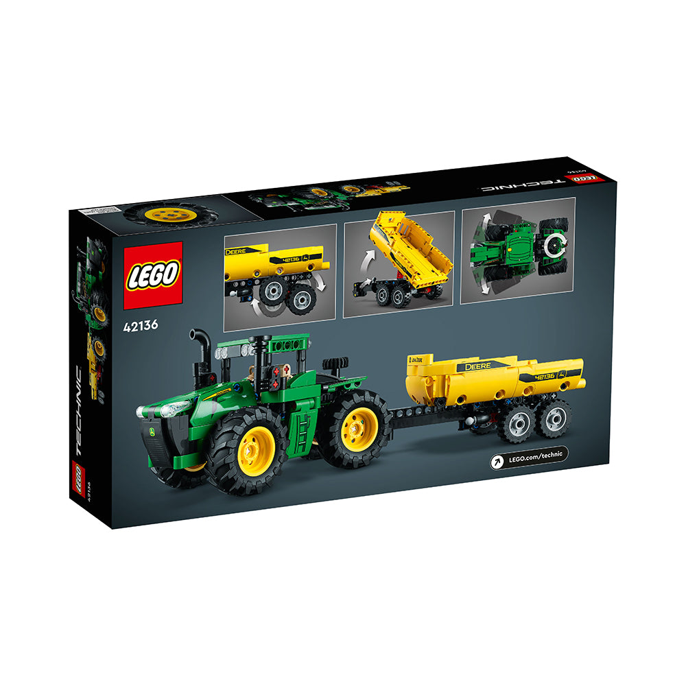 LEGO Technic John Deere 9620R 4WD Tractor 42136 Model Building Kit (390 Pieces)