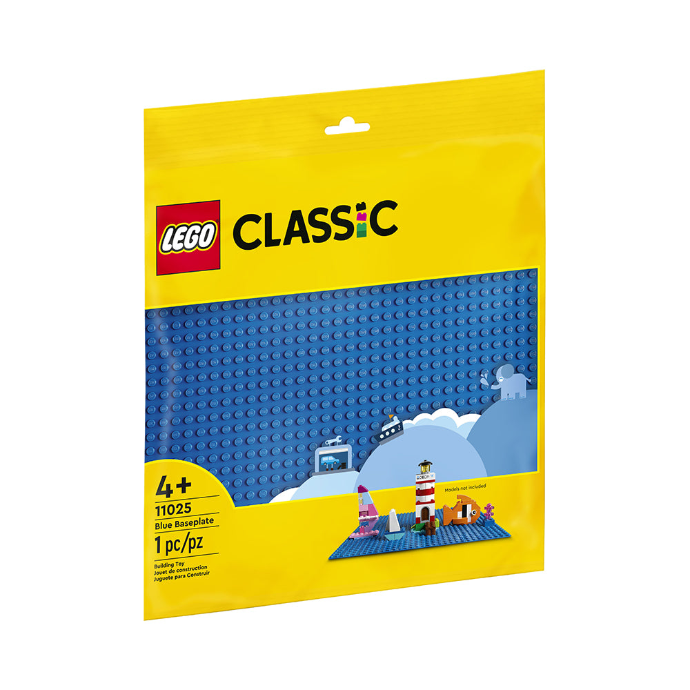 LEGO Classic Blue Baseplate 11025 Building Kit for Kids (1 Piece)