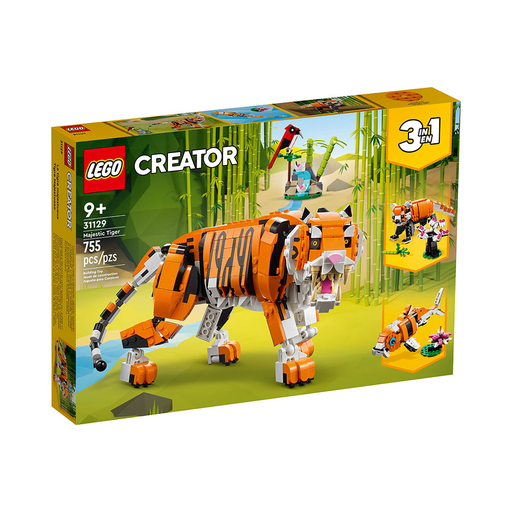 LEGO Creator 3-in-1 Majestic Tiger 31129 Building Kit (755 Pieces