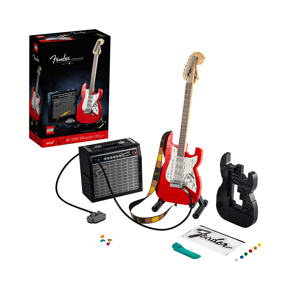 LEGO Ideas Fender Stratocaster 21329 Guitar Building Kit (1,079 Pieces)