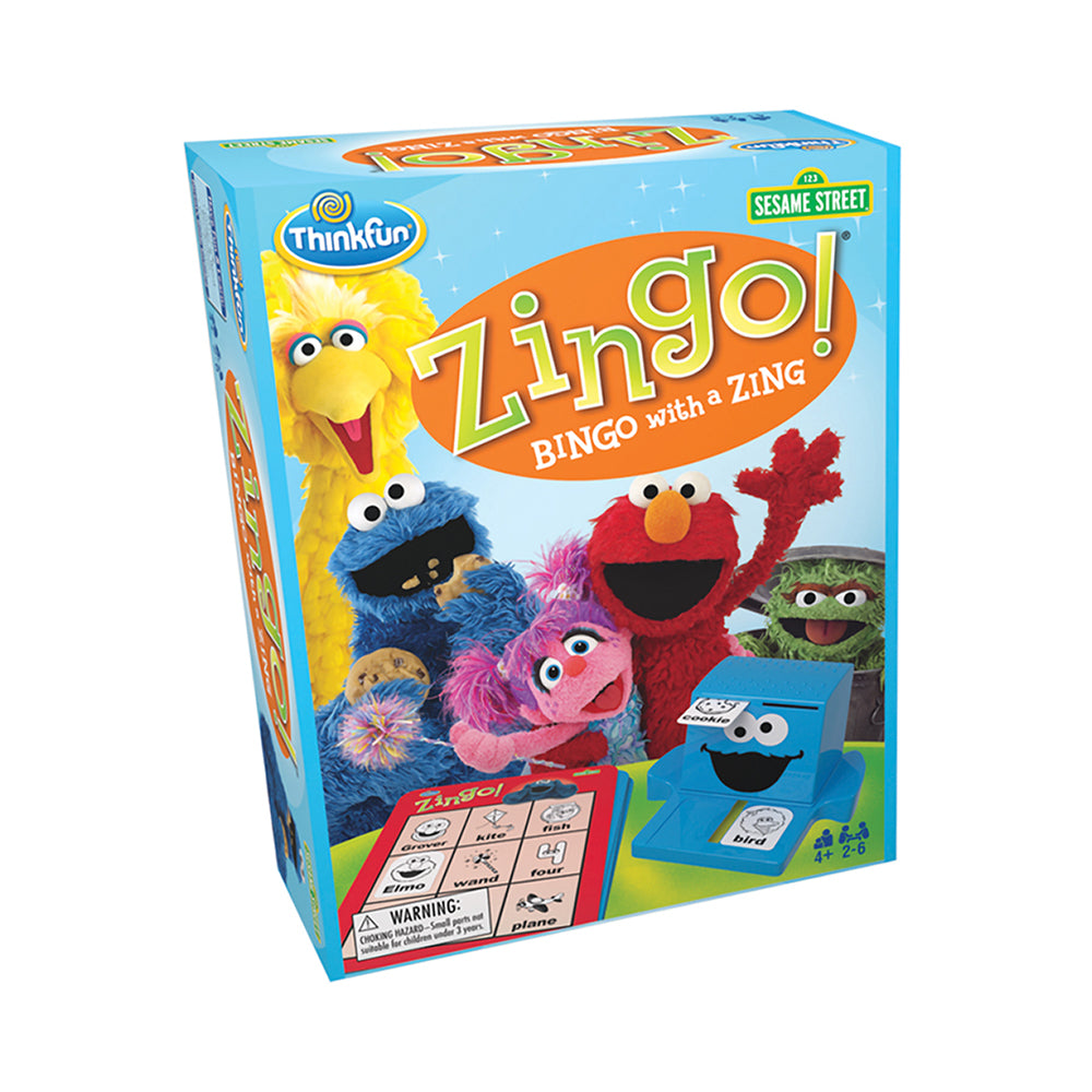 Think Fun Sesame Street Zingo Bingo Game - Mastermind Toys