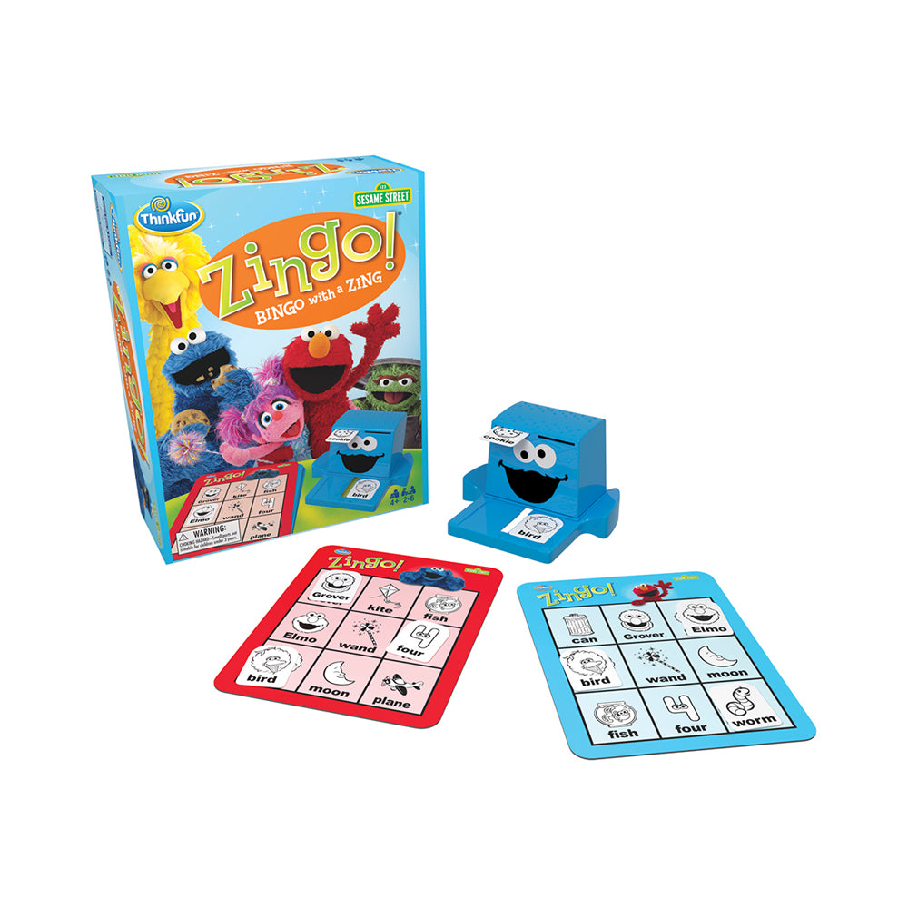 Think Fun Sesame Street Zingo Bingo Game - Mastermind Toys