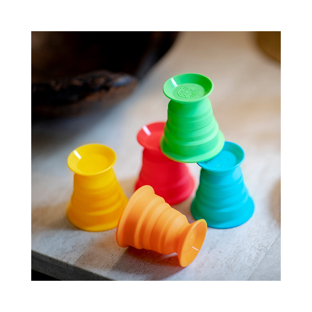 Baby Einstein Stack & Squish Cups Sensory Stacking Toys