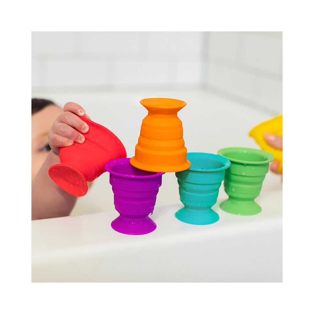 Baby Einstein Stack & Squish Cups Sensory Stacking Toys