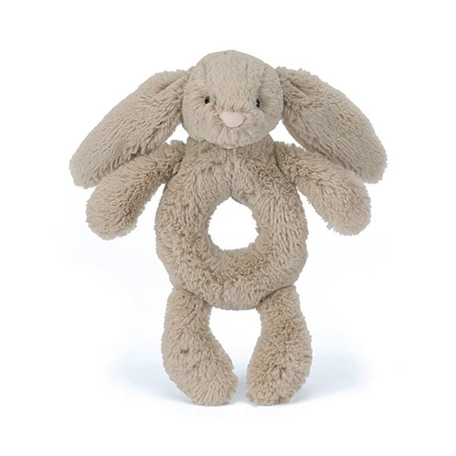 Jellycat Bashful Beige Bunny Ring Rattle