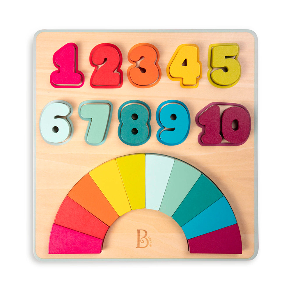 B. Counting Rainbows Wooden Puzzle