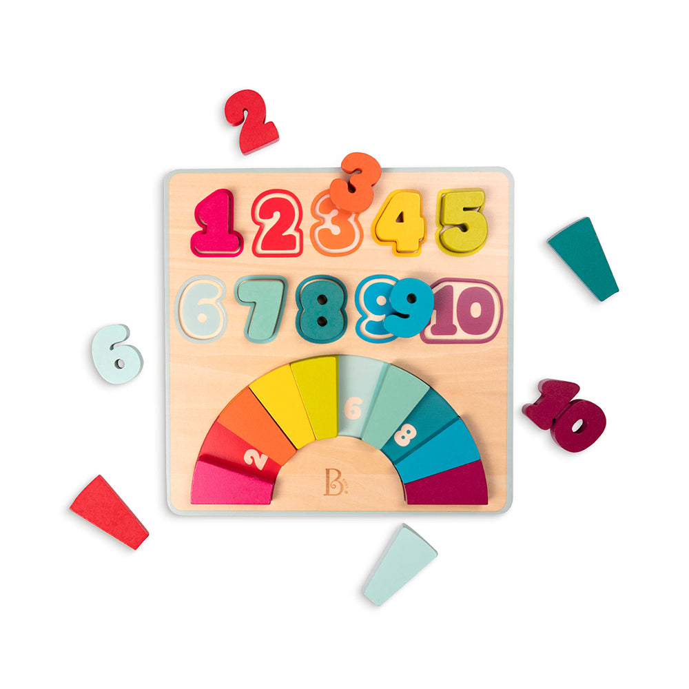 B. Counting Rainbows Wooden Puzzle