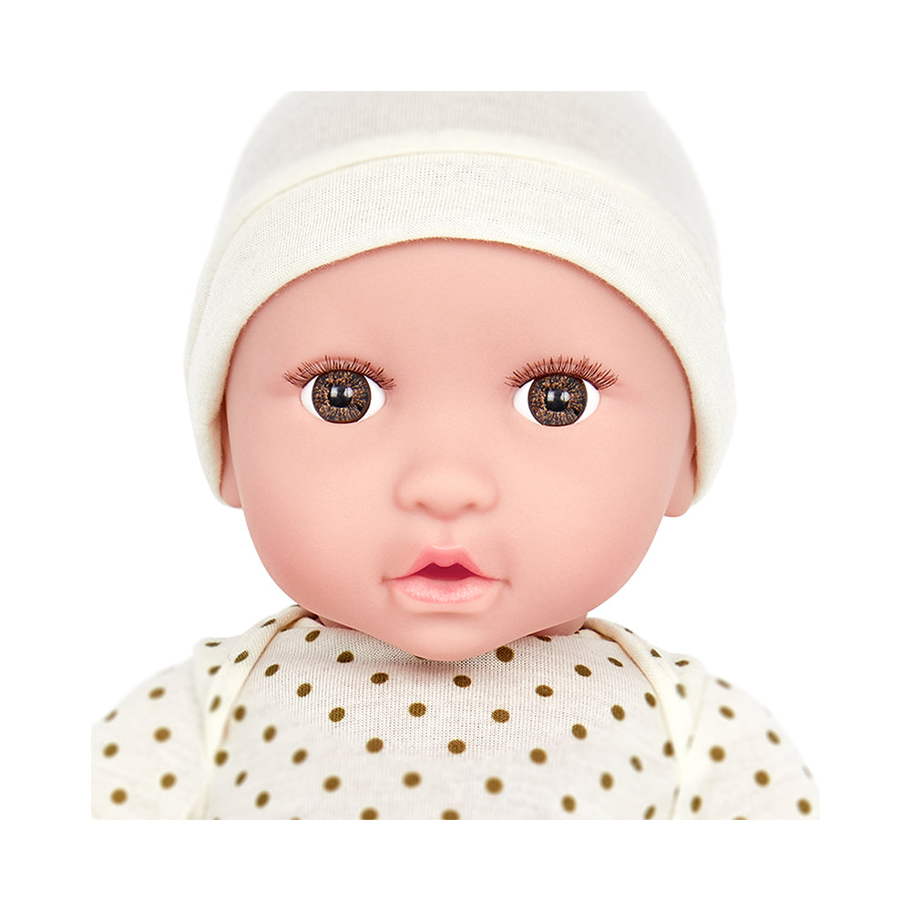 LullaBaby 14" Baby Doll with Ivory Outfit and Hat