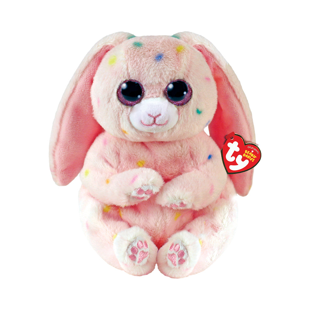 TY Fuzzy the Bunny Beanie Boo Regular Size - Bright Star Toys