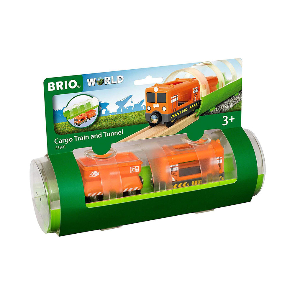 BRIO Cargo Train and Tunnel