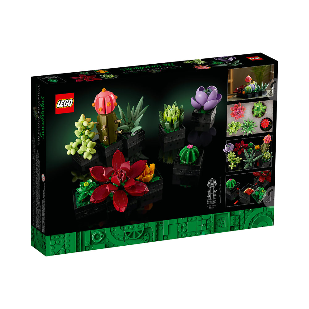 LEGO Succulents 10309 Plant Decor Building Kit (771 Pieces)