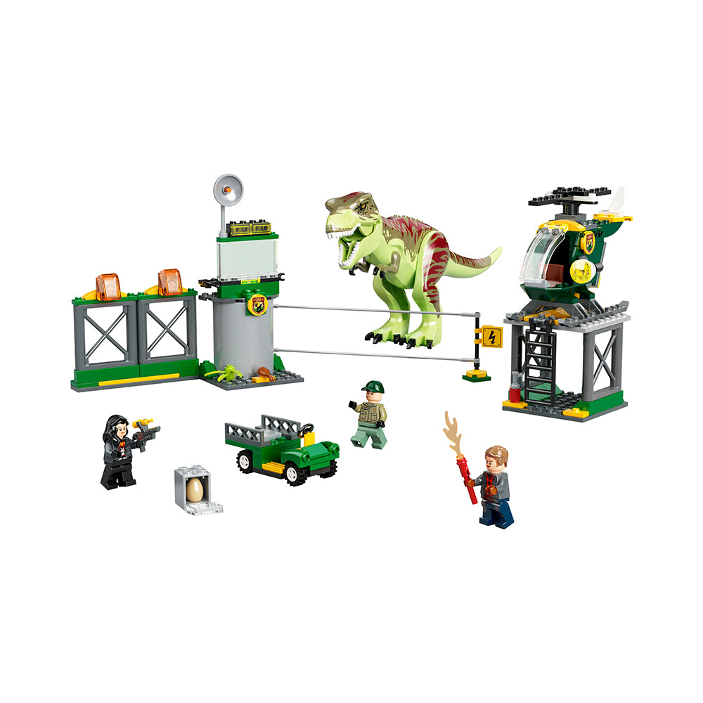 LEGO Jurassic World T. rex Dinosaur Breakout 76944 Building Kit (140 Pieces)