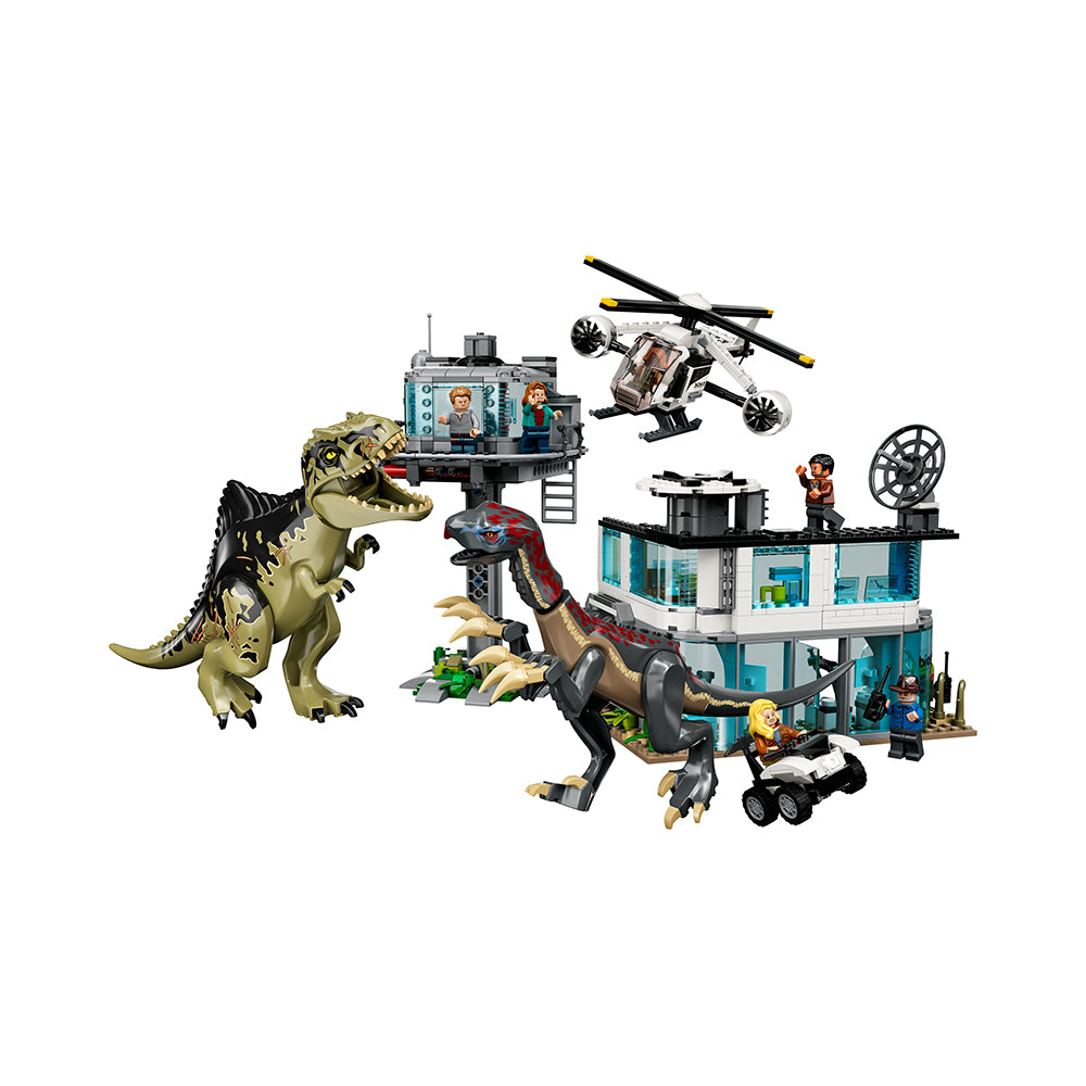 LEGO Jurassic World Giganotosaurus & Therizinosaurus Attack 76949 (658 Pieces)