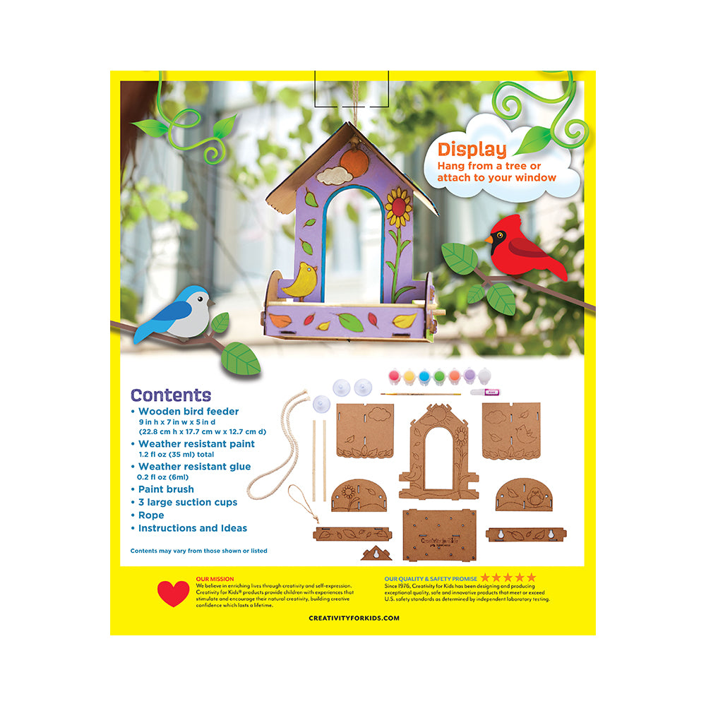 Creativity for Kids Build & Paint Bird Feeder