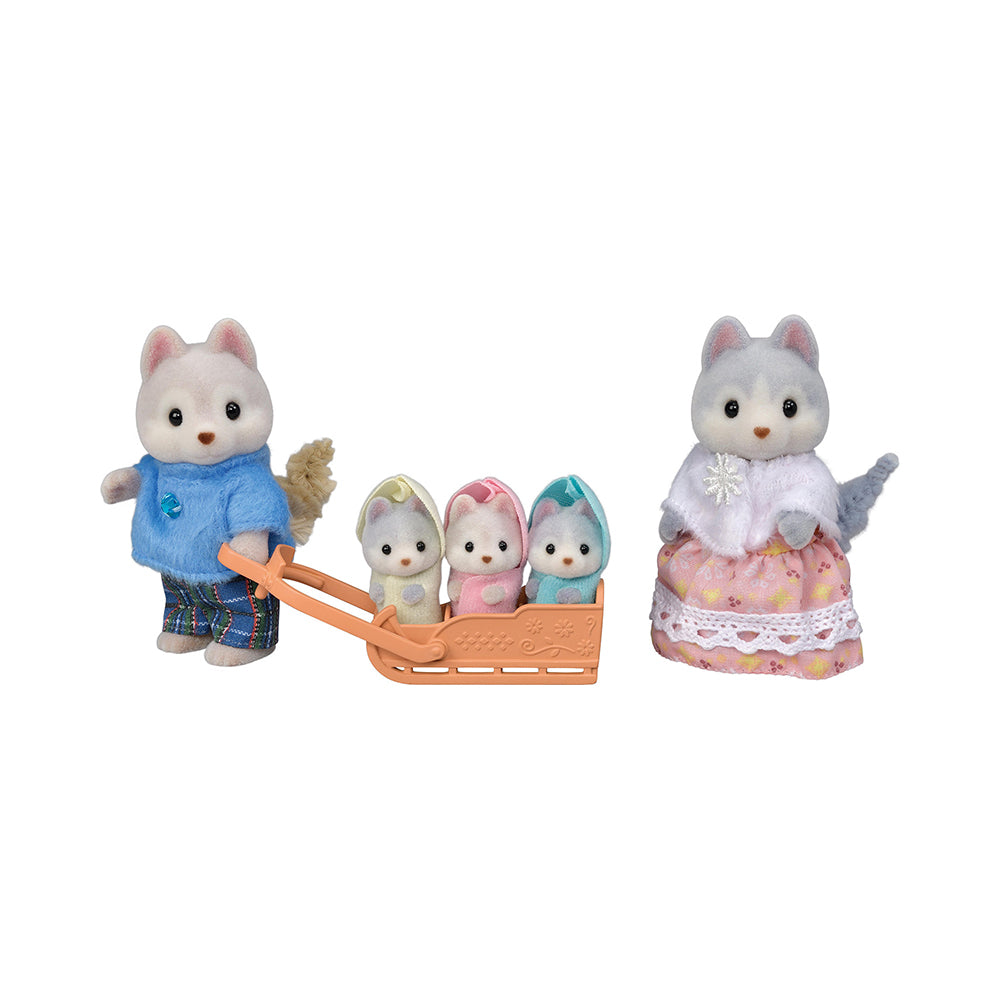 Calico Critters Husky Family