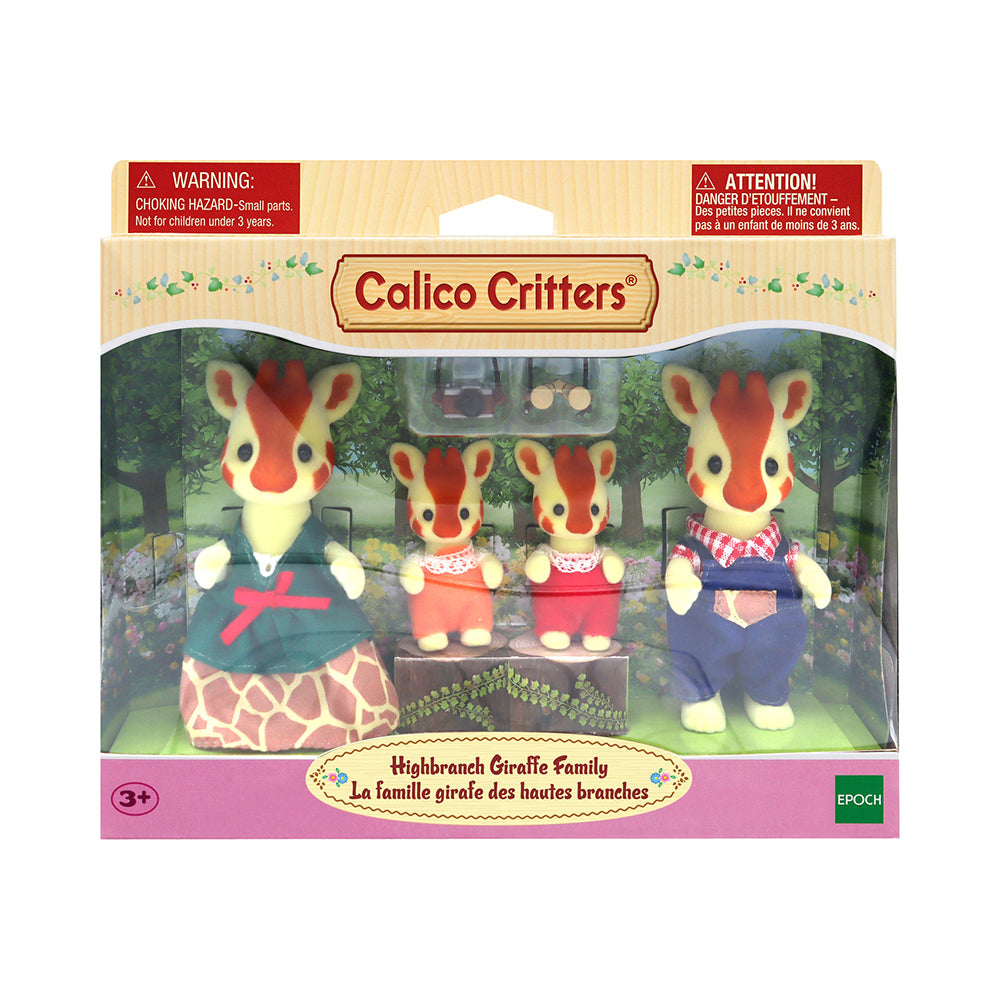 Calico Critters Highbranch Giraffe Family