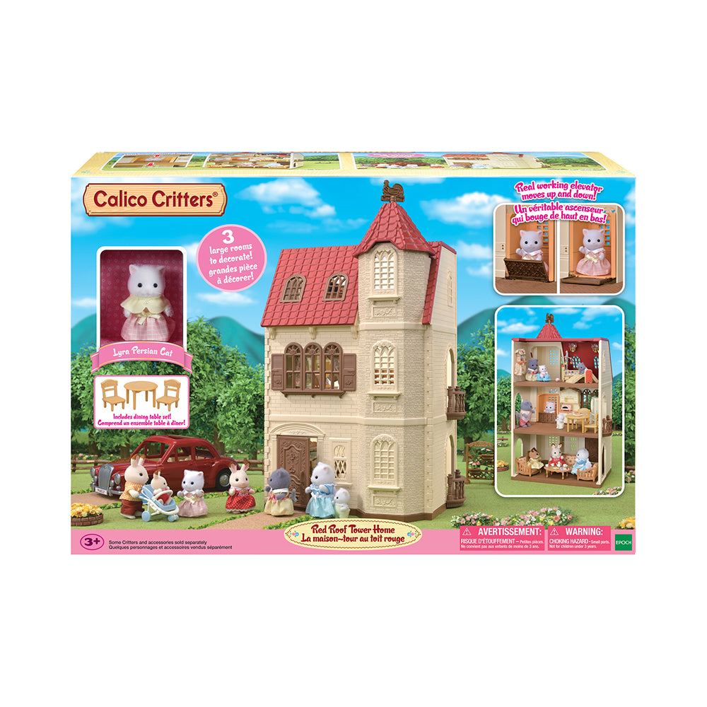 Calico Critters Red Roof Tower Home