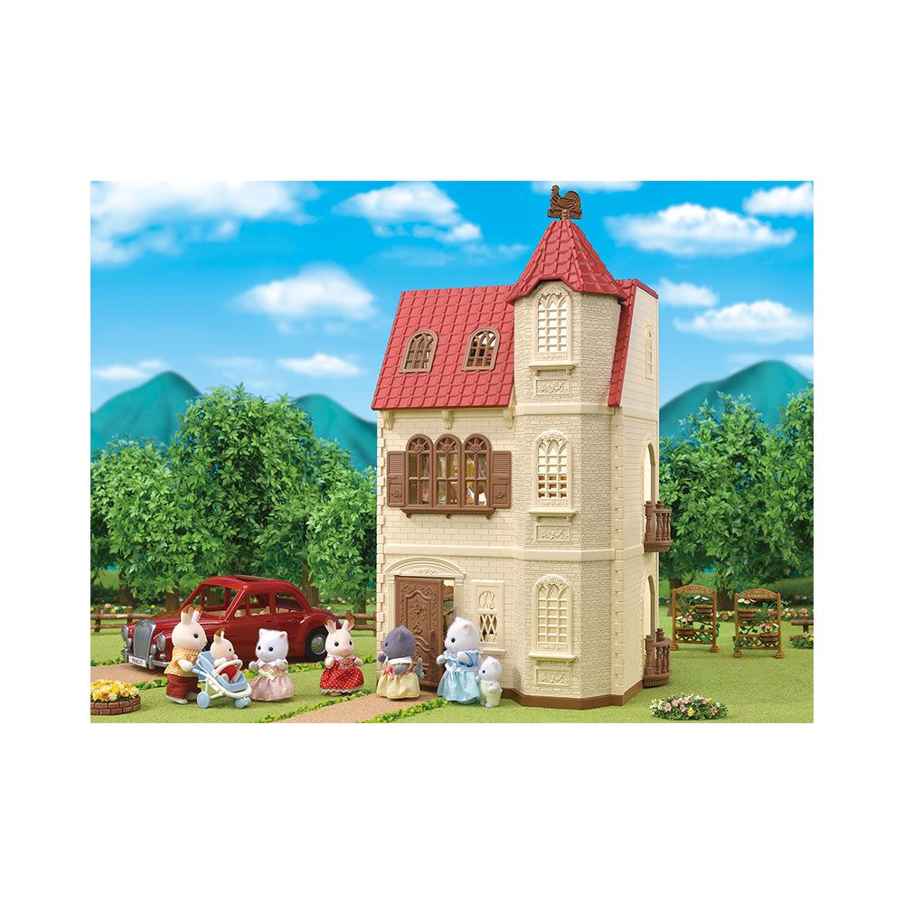 Calico Critters Red Roof Tower Home