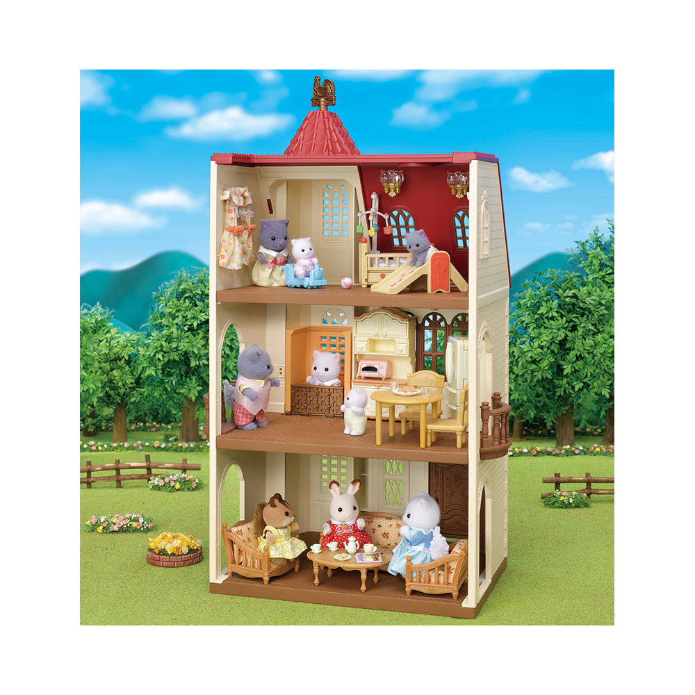 Calico Critters Red Roof Tower Home