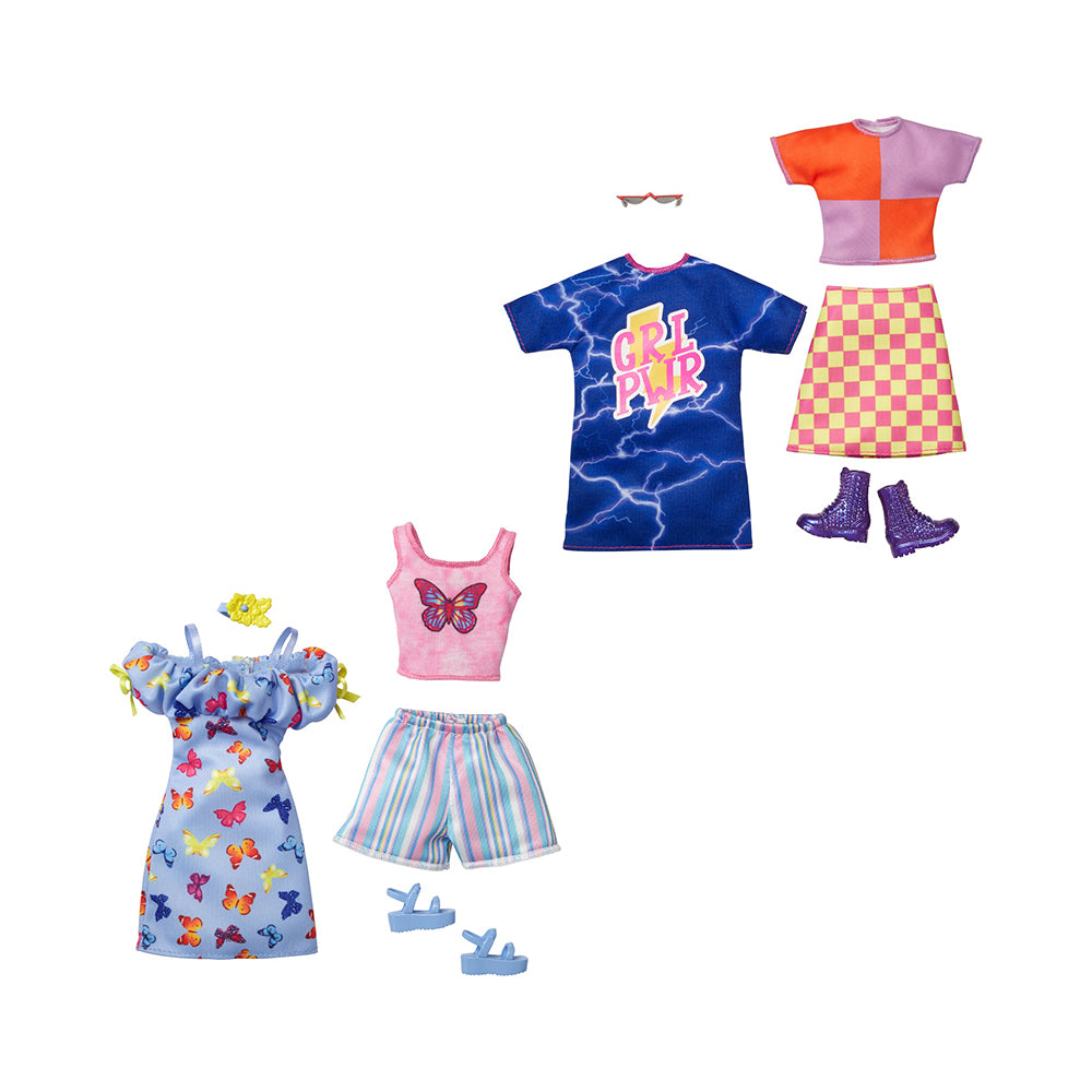 Barbie Clothes - 2 Outfits & 2 Accessories for Barbie Dolls