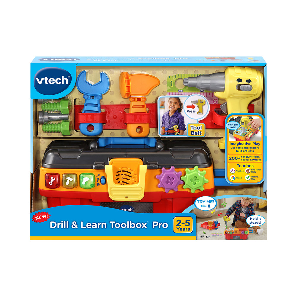 VTech Drill & Learn Toolbox Pro, English