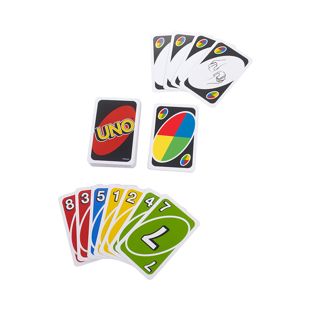 Uno Card Game with Customizable Wild Cards