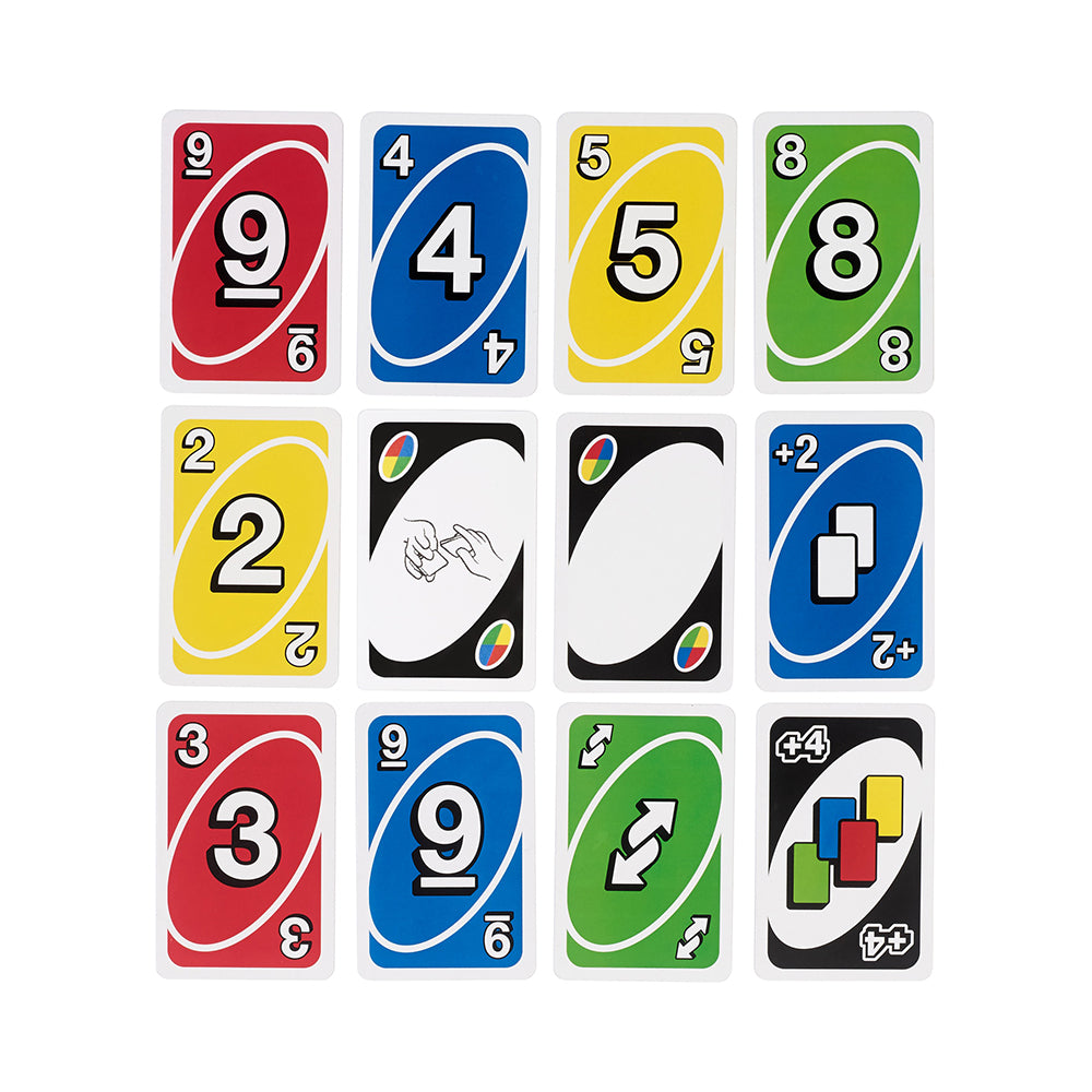 Uno Card Game with Customizable Wild Cards