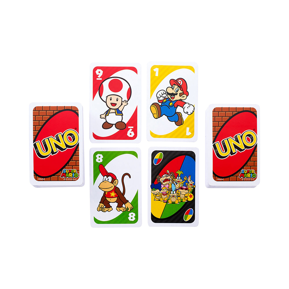 Uno Super Mario Bros Card Game