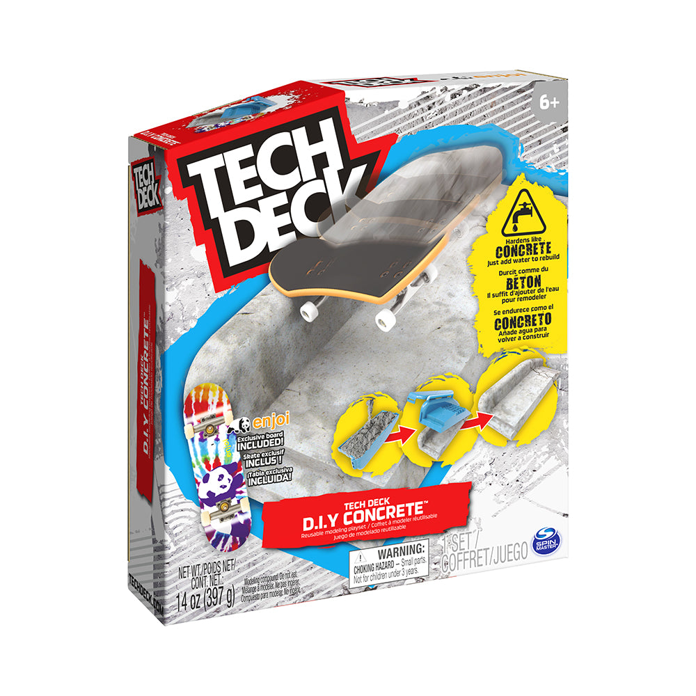 Tech Deck Kinetic Concrete Vehicle Figure Playset