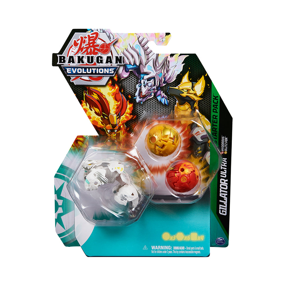 Bakugan Evolutions Starter Pack 3pk Assorted