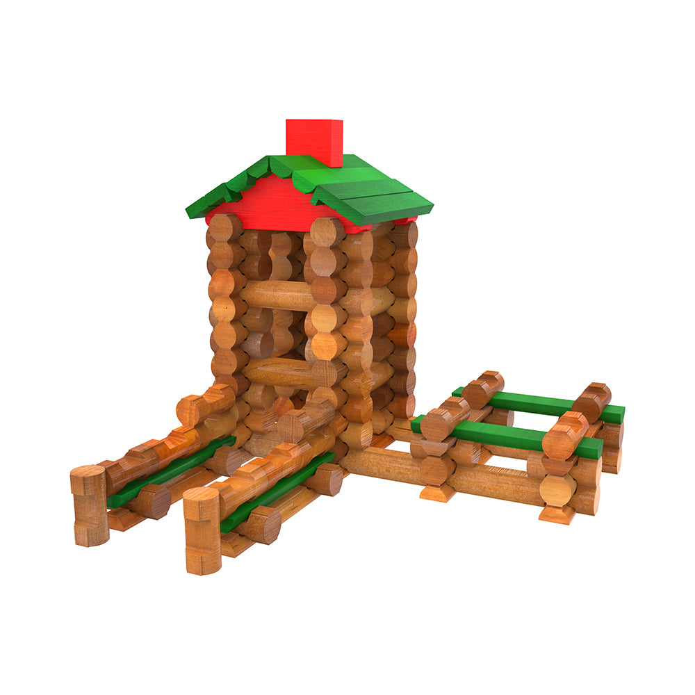 Lincoln Logs - 107Pc Classic Lodge Tin