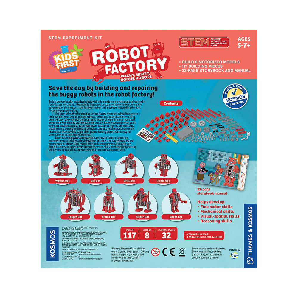 Kids First Robot Factory Wacky Misfit Rogue Robots