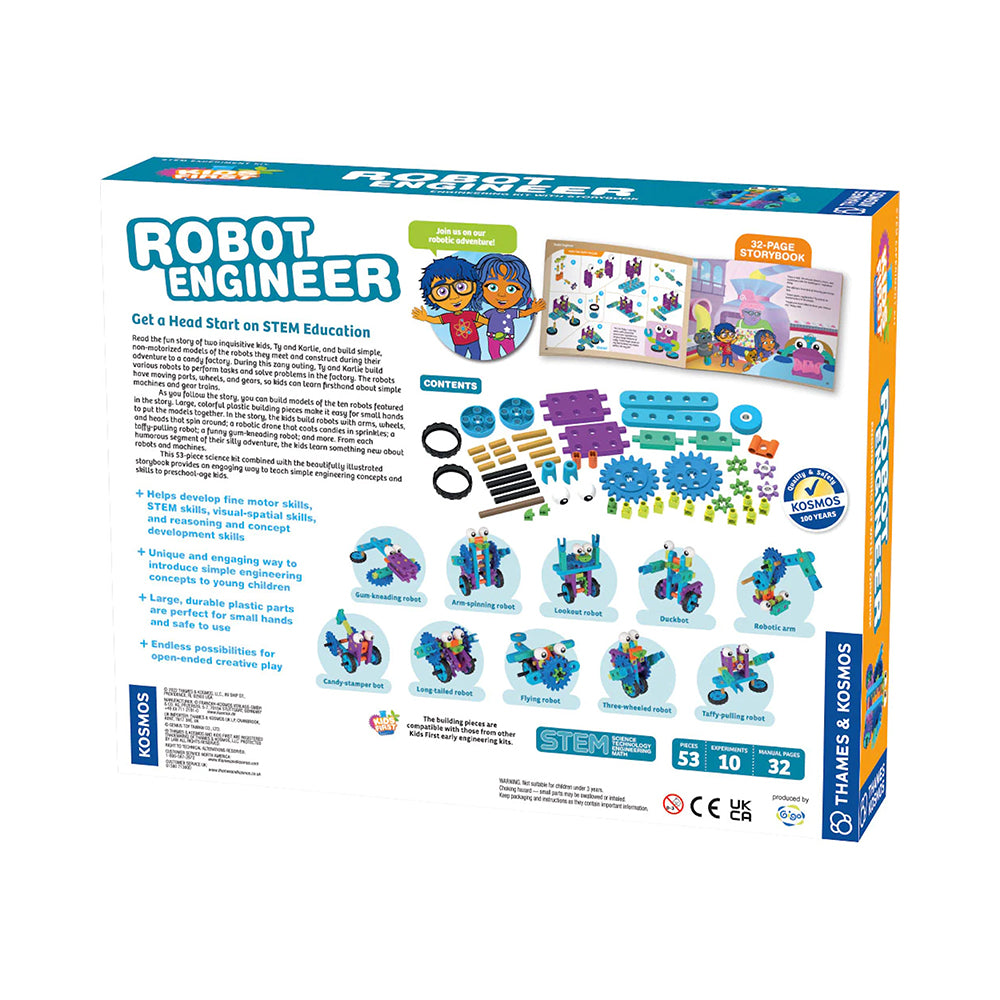 Kids first robot engineer kit best sale and storybook