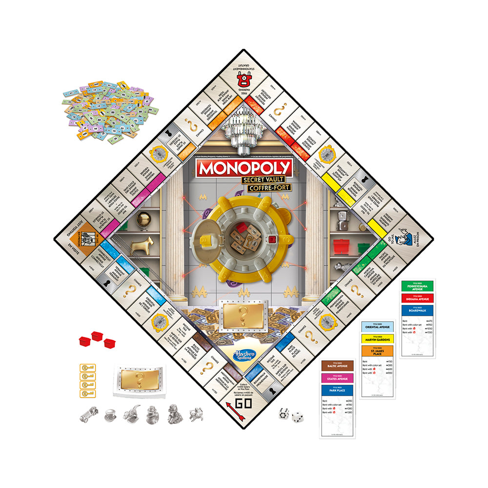 Monopoly Secret Vault Board Game