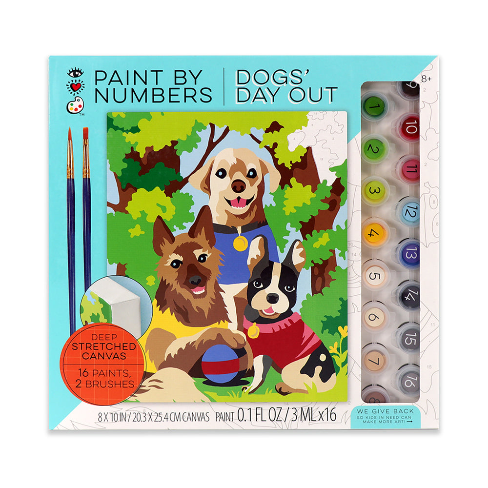 iHeartArt Paint By Numbers- Dogs' Day Out