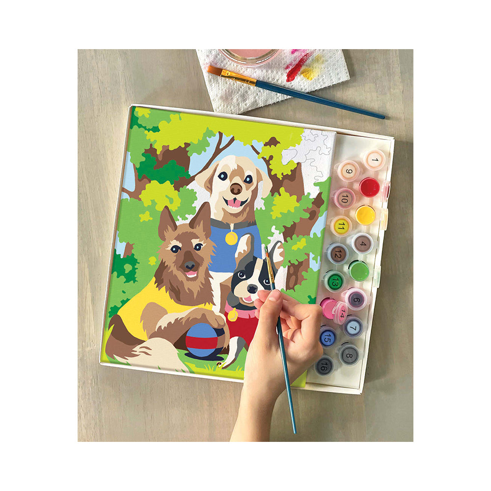 iHeartArt Paint By Numbers- Dogs' Day Out