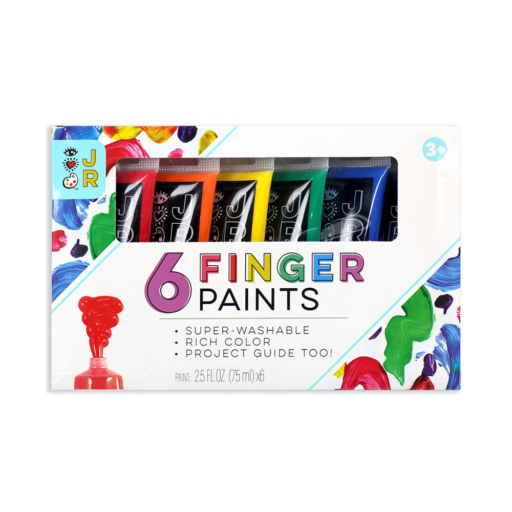 JR 6 Washable Fingerpaints