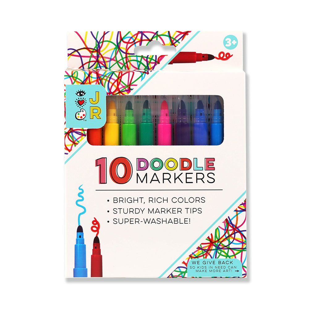 JR 10 Super Washable Doodle Markers