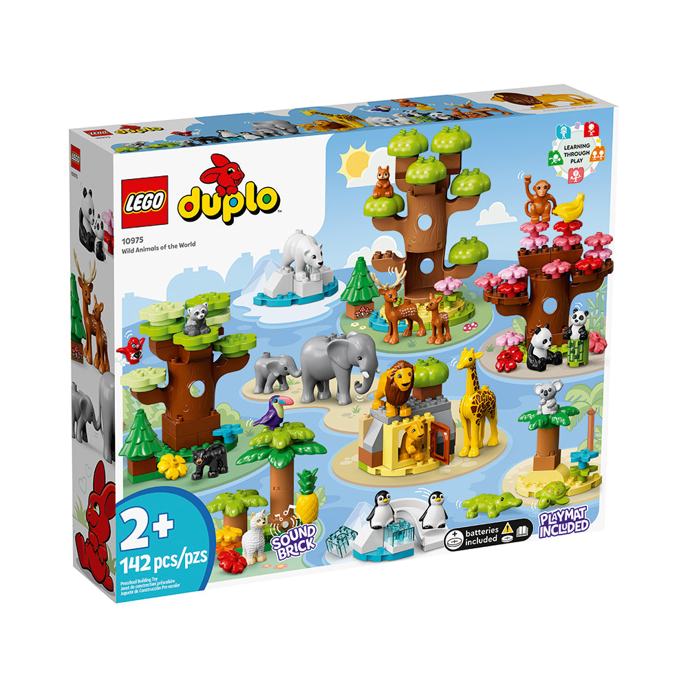 LEGO DUPLO Wild Animals of the World 10975 Building Toy (142 Pieces)